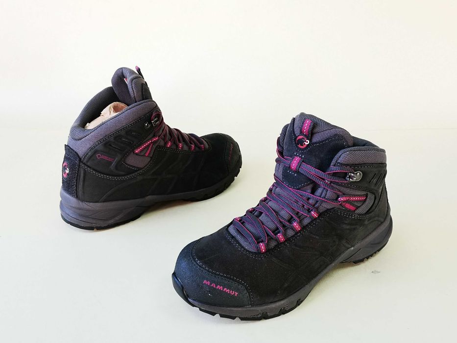 Bocanci  PIELE ghete munte dama  37 38 MAMMUT GORETEX - Imperm Ca NOI