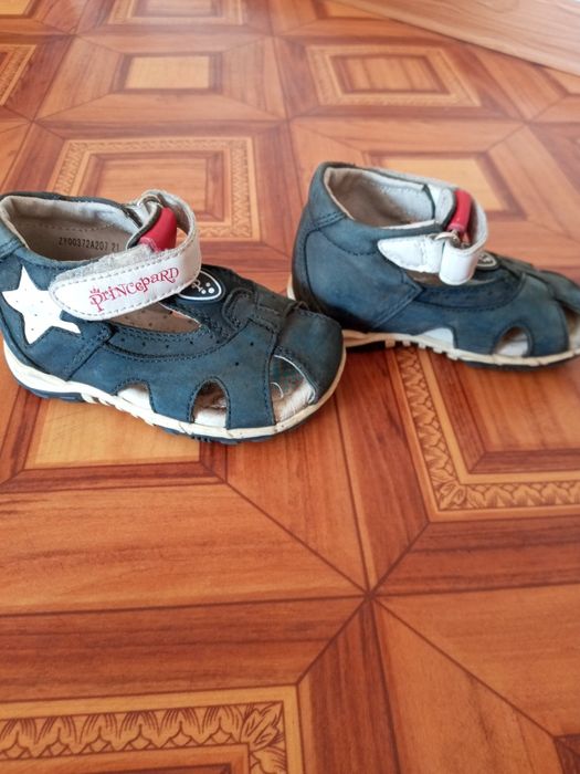 Кожаные сандалии, 21 размер!