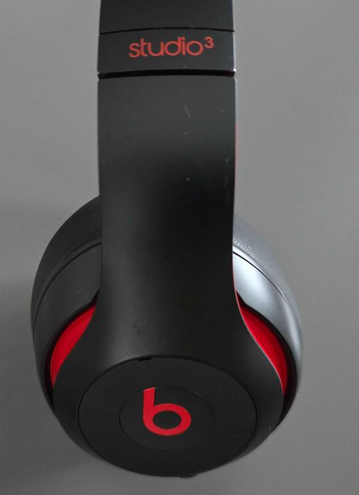 Casti Beats Studio3, wireless, Black&Red, originale