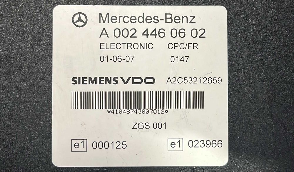 Unitate ECU CPC Mercedes Benz Actros Atego Axor A0024460602