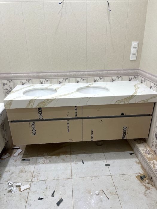 Столешница из искусственного камня Кварц Акрил