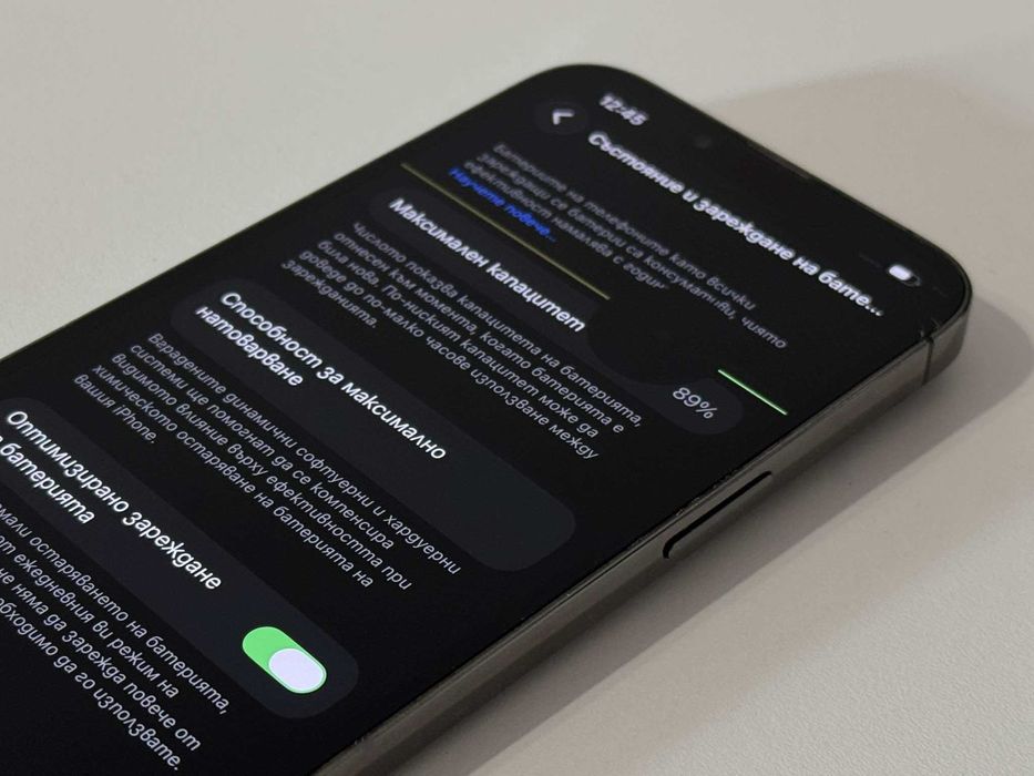 Бартер! iPhone 13 Pro Graphite (Черен) 89% За части.