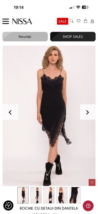 Rochie neagra Nissa - 38 - NOUA