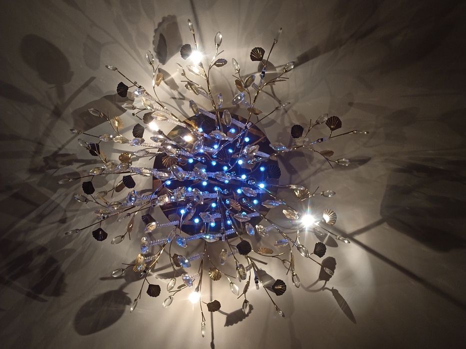 Люстра garlen хрустальная 3х режимная