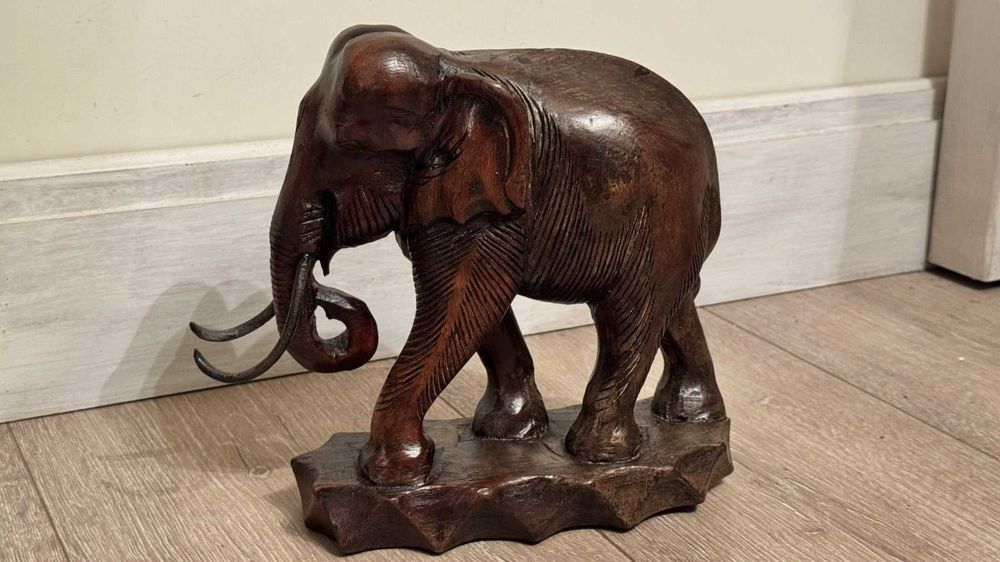 Масивен дървен слон– 1.520кг