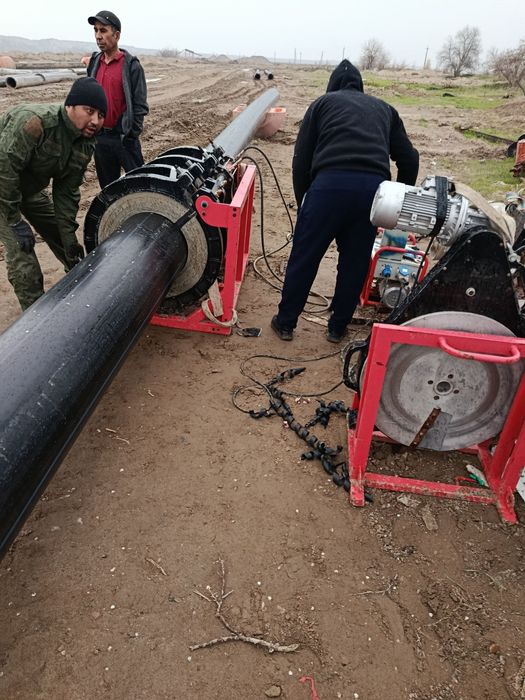 Полителин труба пайка хизмати