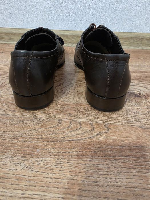 Pantofi eleganți bărbați Fretz Men Business piele naturală mărimea 44 EU (Echt Leder)