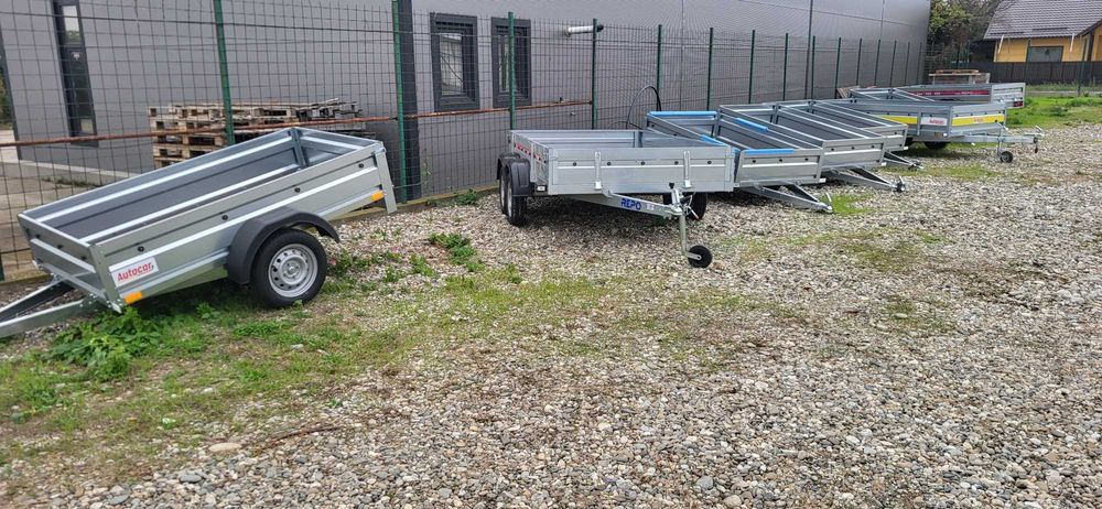 Remorca ATV 750 kg 2.35 x 1.25 m  Asiguram Transport - PLATA IN RATE !