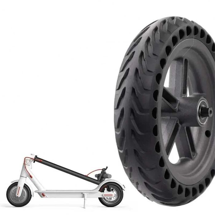 Roata spate cu cauciuc plin montat trotineta Xiaomi M365 1S Pro Pro 2
