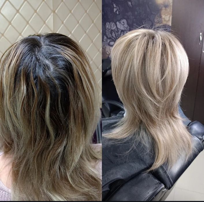 Мелирование , стрижки