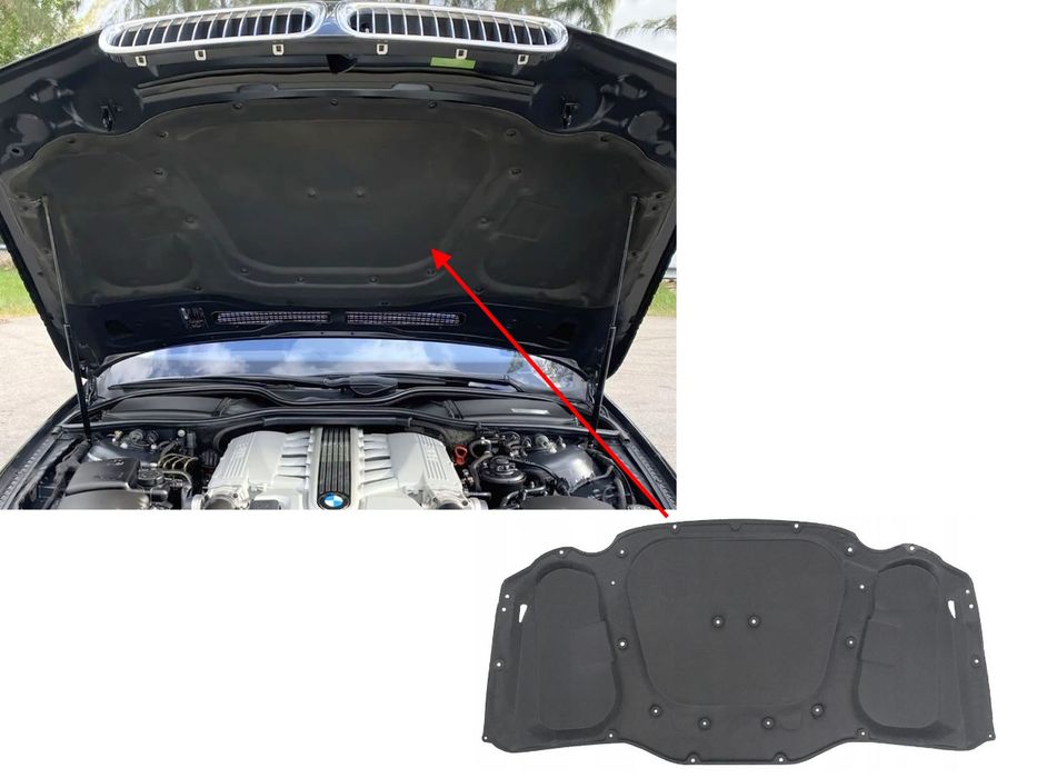 Изолация за преден капак на BMW 7 E65 (2001-2008)