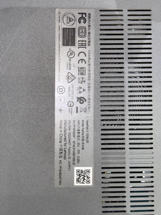 Lenovo IdeaPad 3 15IML05