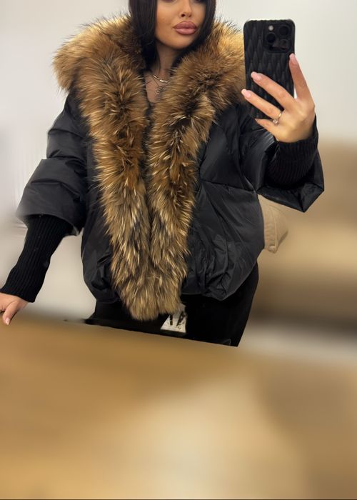 Geaca cu blana naturala