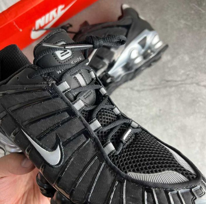 Nike Shox TL Black and Silver Мъжки Маратонки 40-45 Номер