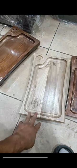 посуда из дерево