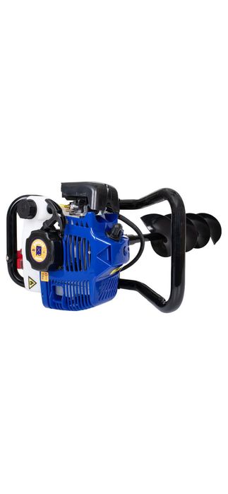 Motoburghiu foreza de pamant Kamrad 7CP, 3 burghie incluse 10,15,20cm, folosit o singura data