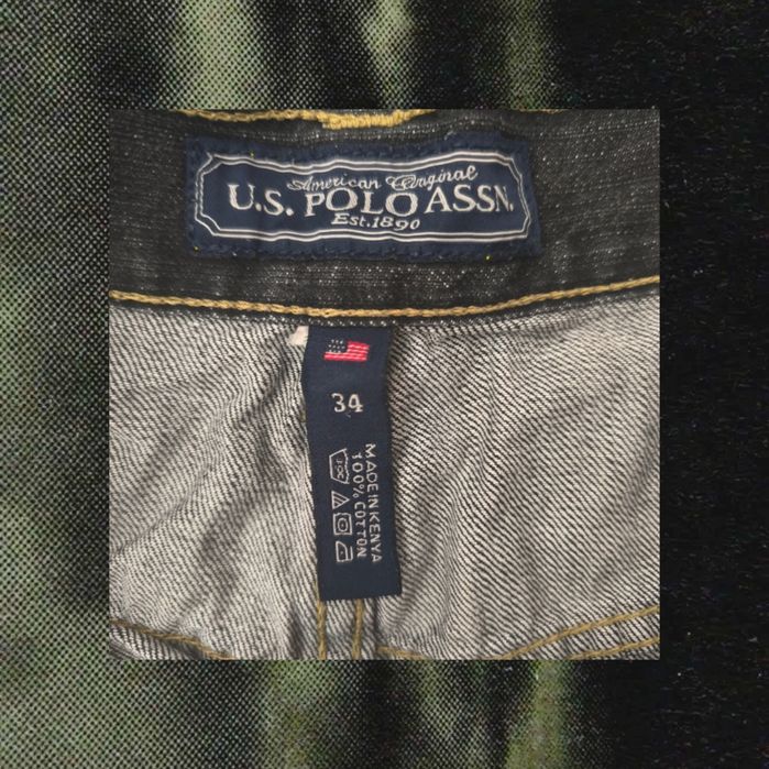 U. S. Polo Assn. Carpenter Jorts Черни Къси Дънкови Панталони