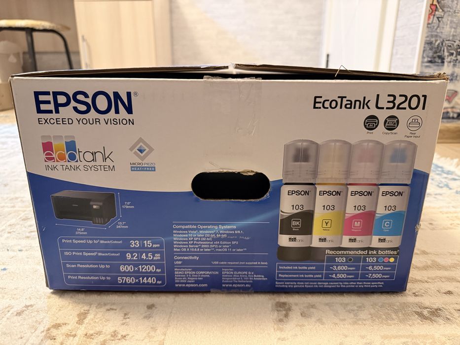 Epson L3201, принтер, б/у