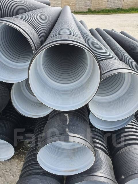 Труба пластиковые шланг гофра канализационная полиэтиленовая ПНД ПВХ