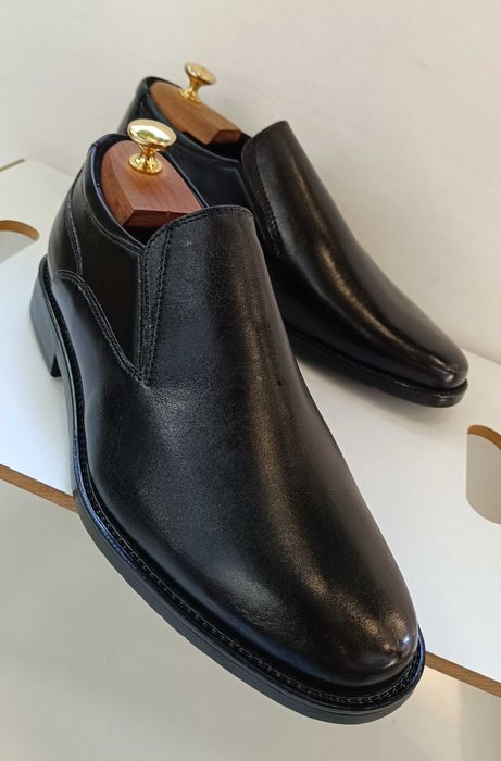 Pantofi loafer 41 42 slip on premium Salamander NOI piele naturala