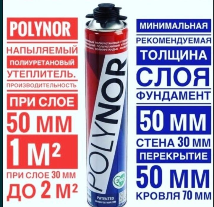 пена утеплитель полинор ППУ