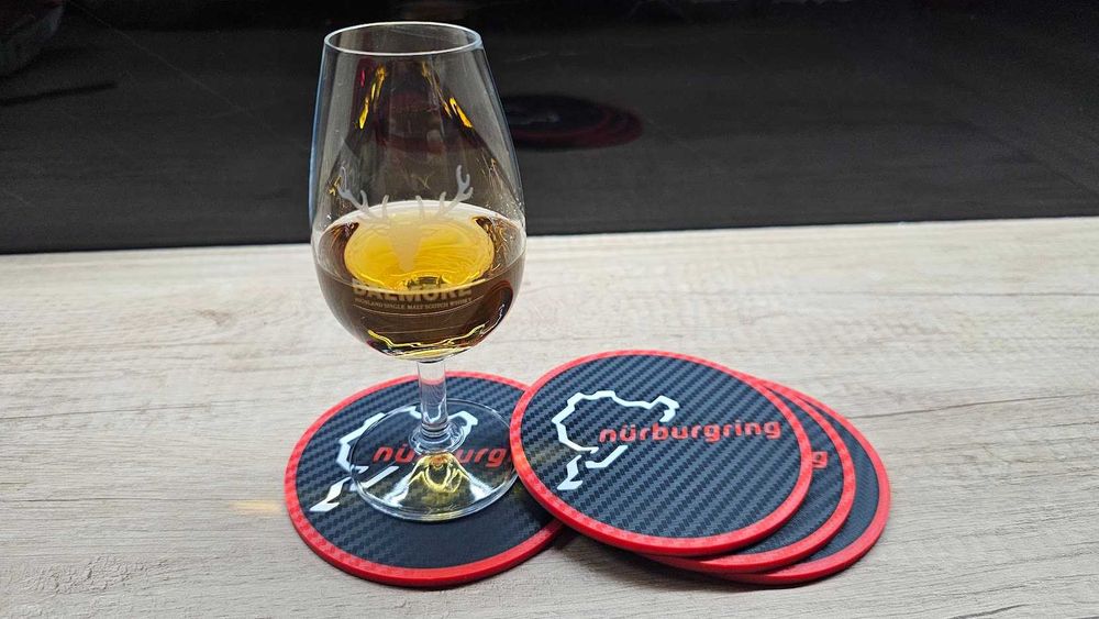Set 4 coastere pentru pahare Racing Nurburgring Nordschleife