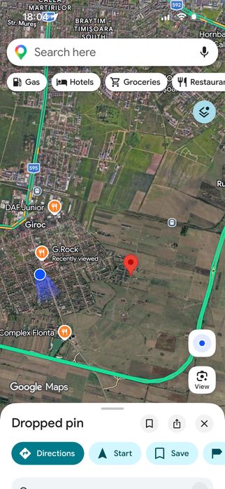 Vand parcele teren  in Giroc la Blvd. Sudului pt casa individuala, duplex sau bloc