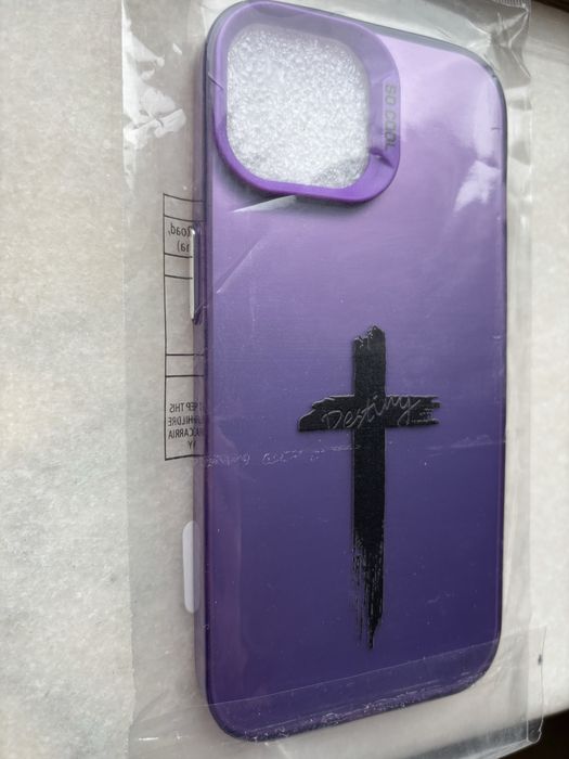 Husa protectie Iphone 15 - model cu cruce