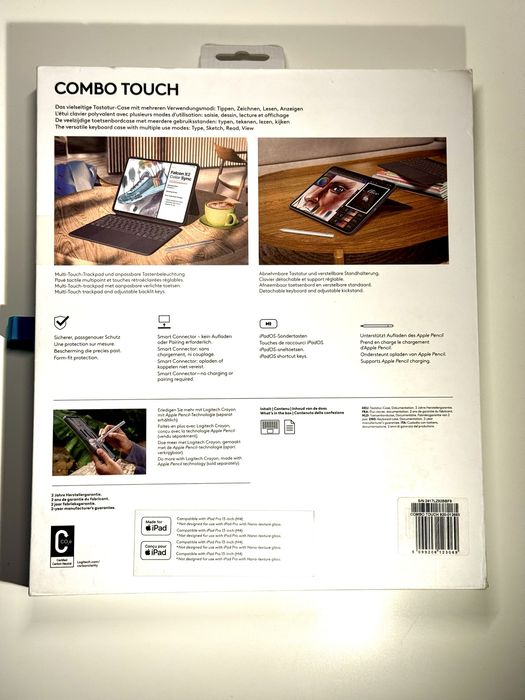Husa Logitech Combo Touch iPad Pro 13" (M4)