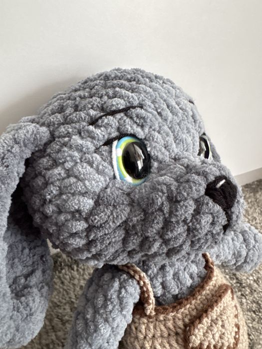 Cățeluș amigurumi
