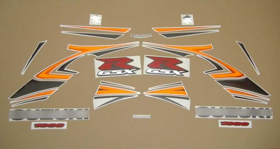 Стикери Сузуки 1000 GSXR 2007г-2008г Suzuki GSX-R лепенки к7 к8 k7 k8