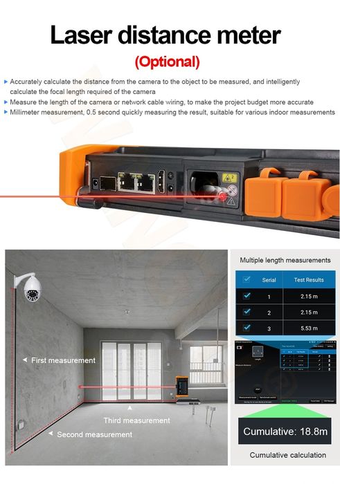 Многофункциональный тестер IPC K-15 CLMOVTADHSEF 8K ALL IN ONE, CCTVIP