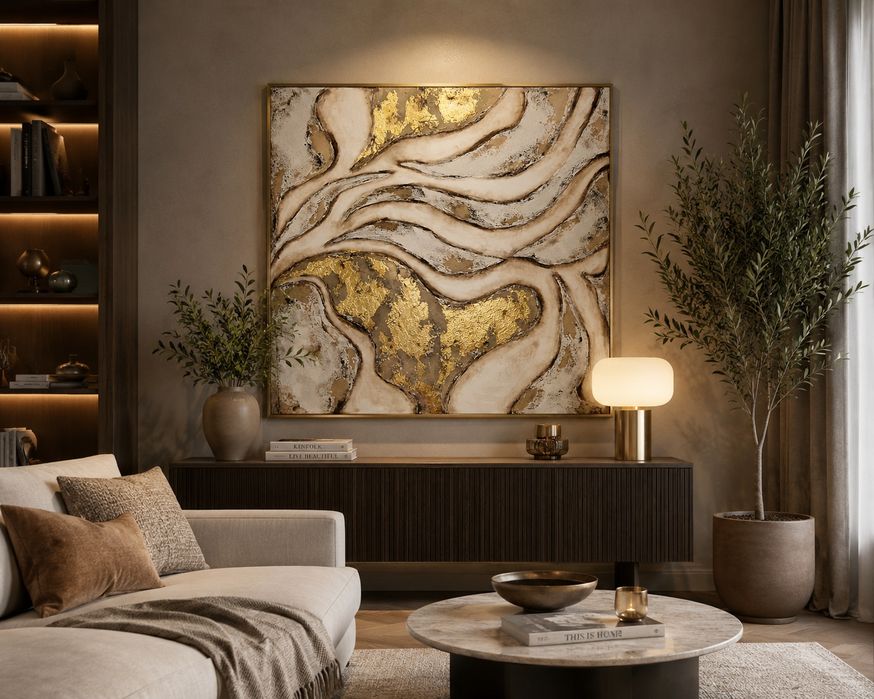Tablou texturat abstract