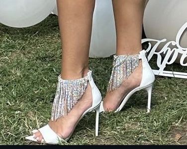 Бели сандали ShoAquarium