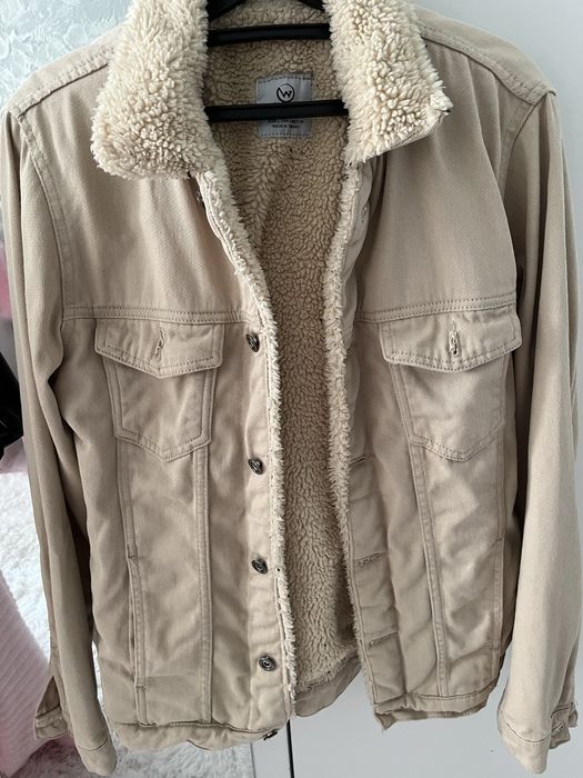 Джинсовка бежевая