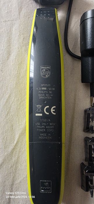 Philips OneBlade QP2520/20 Aparat de barbierit si tuns barba