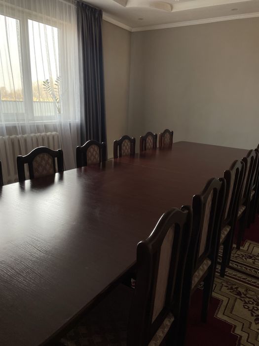 Большой гостевой стол +12стульев