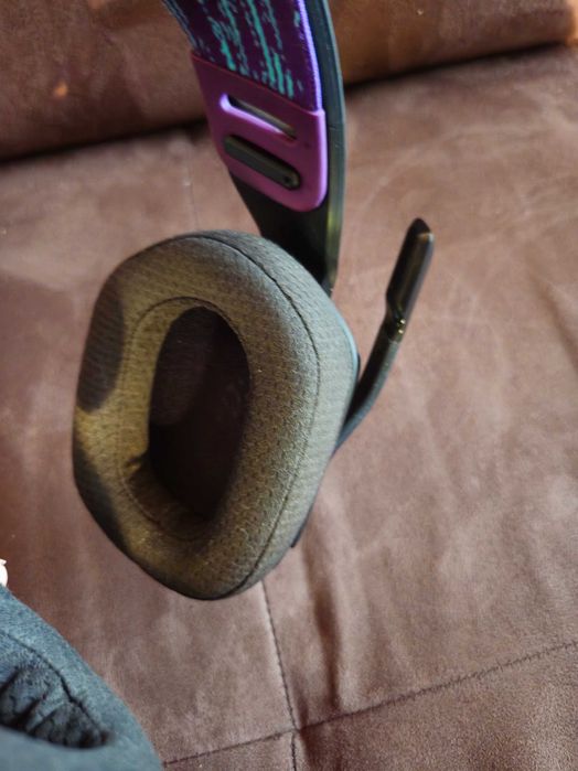 Гейминг слушалки Logitech - G535 Lightspeed, безжични, черни