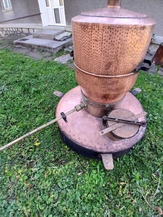 Vand cazan de tuica din cupru