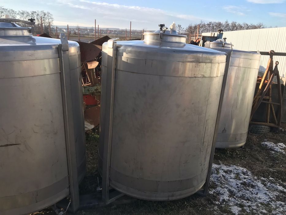 Bazin inox 1600 litri alimentar pentru vin