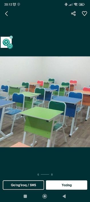 Parta  pipiter uquv markazlar uchun