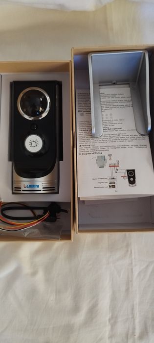 Смарт WiFi Видео Домофон, Дистанционно Отключване на Врата,Нощно Виждане , Запис на Посетител