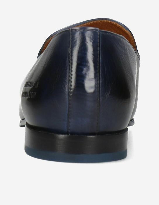 Pantofi Malvin and Hamilton piele albaștri 44