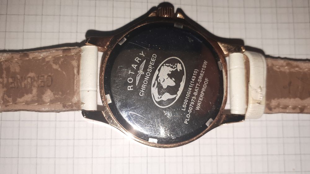 Ceas dama Rotary, placat cu aur, pt reparat/piese