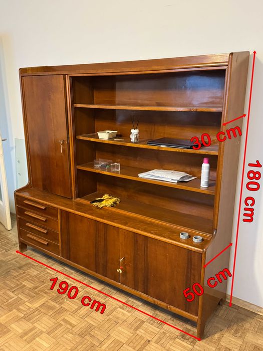 Vitrina Vintage din lemn