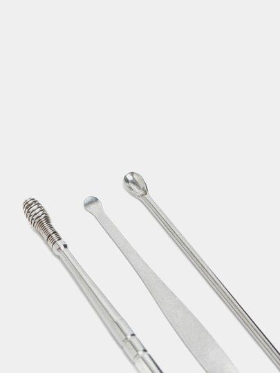 Набор для чистки ушей, 6 прибров в 1 комплекте (необычный цвет brown)