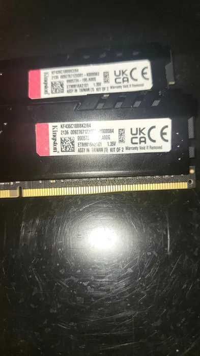 HyperX 64gb(32x2) 3600 cl16