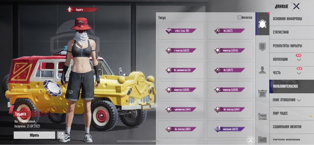 Аккаунт Pubg mobile