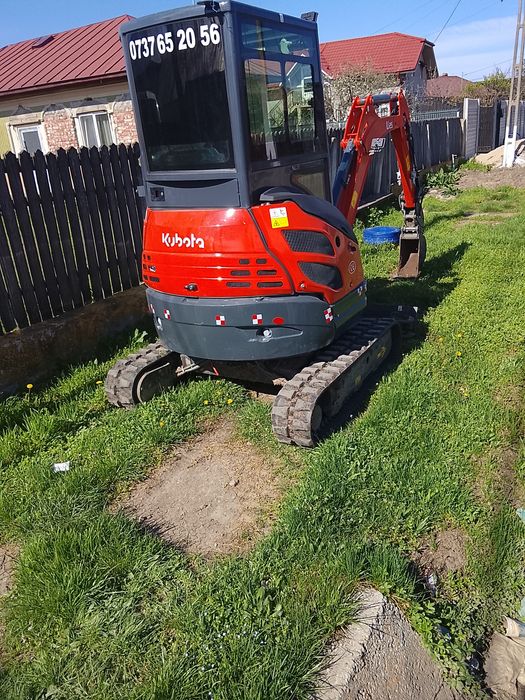 Miniexcavator kubota u25 Nou de închiriat sau vanz