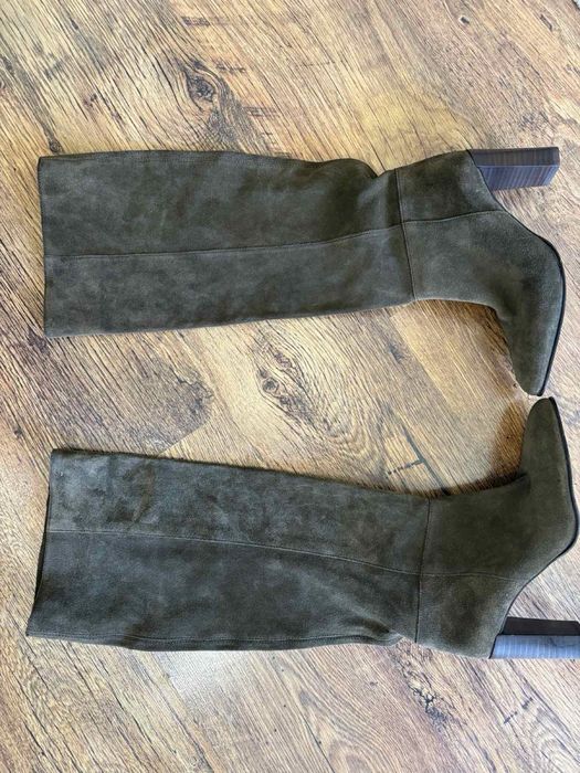 Ботуши от естествен велур  Zara